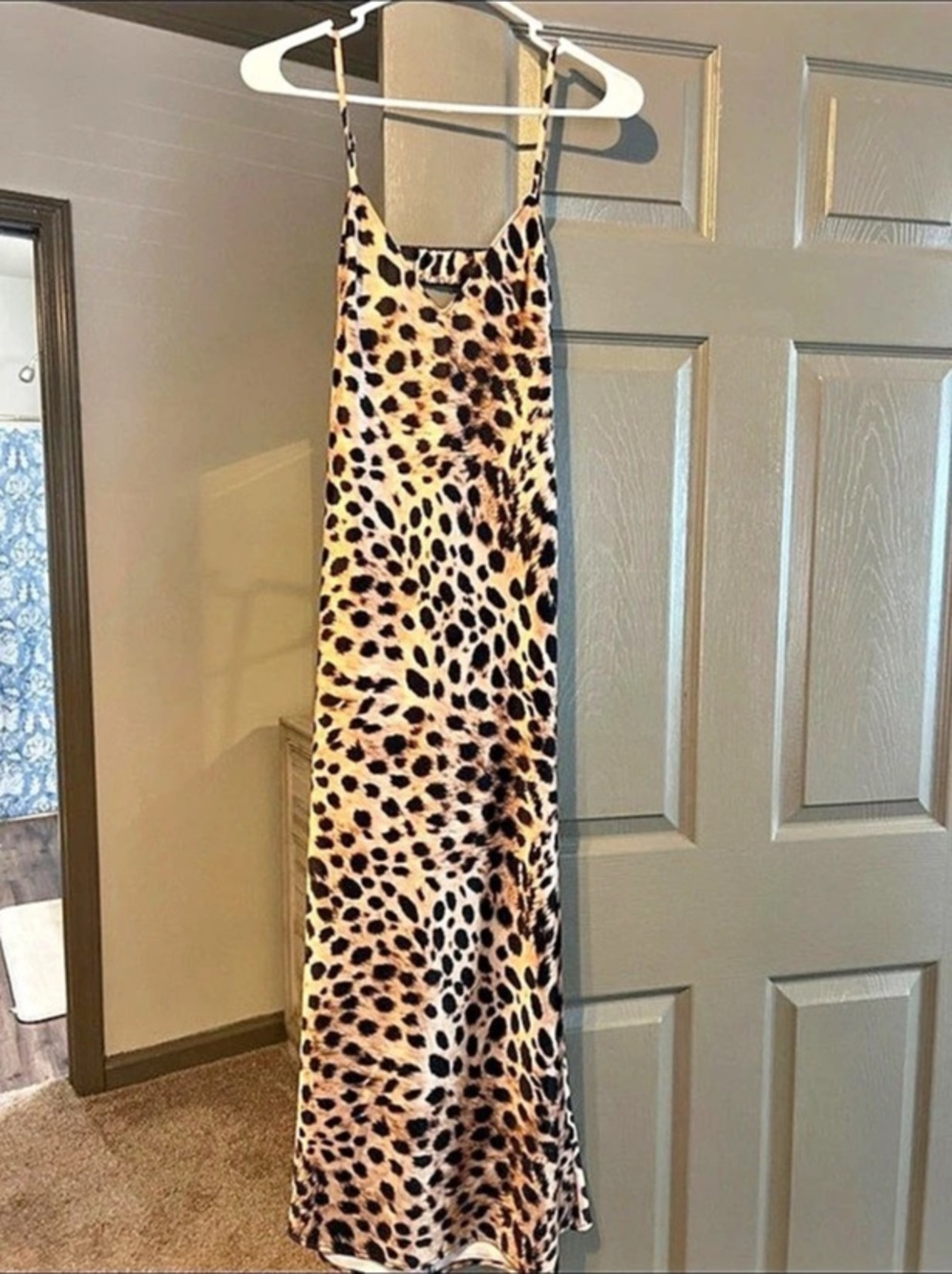 Zara Animal Print Maxi Dress